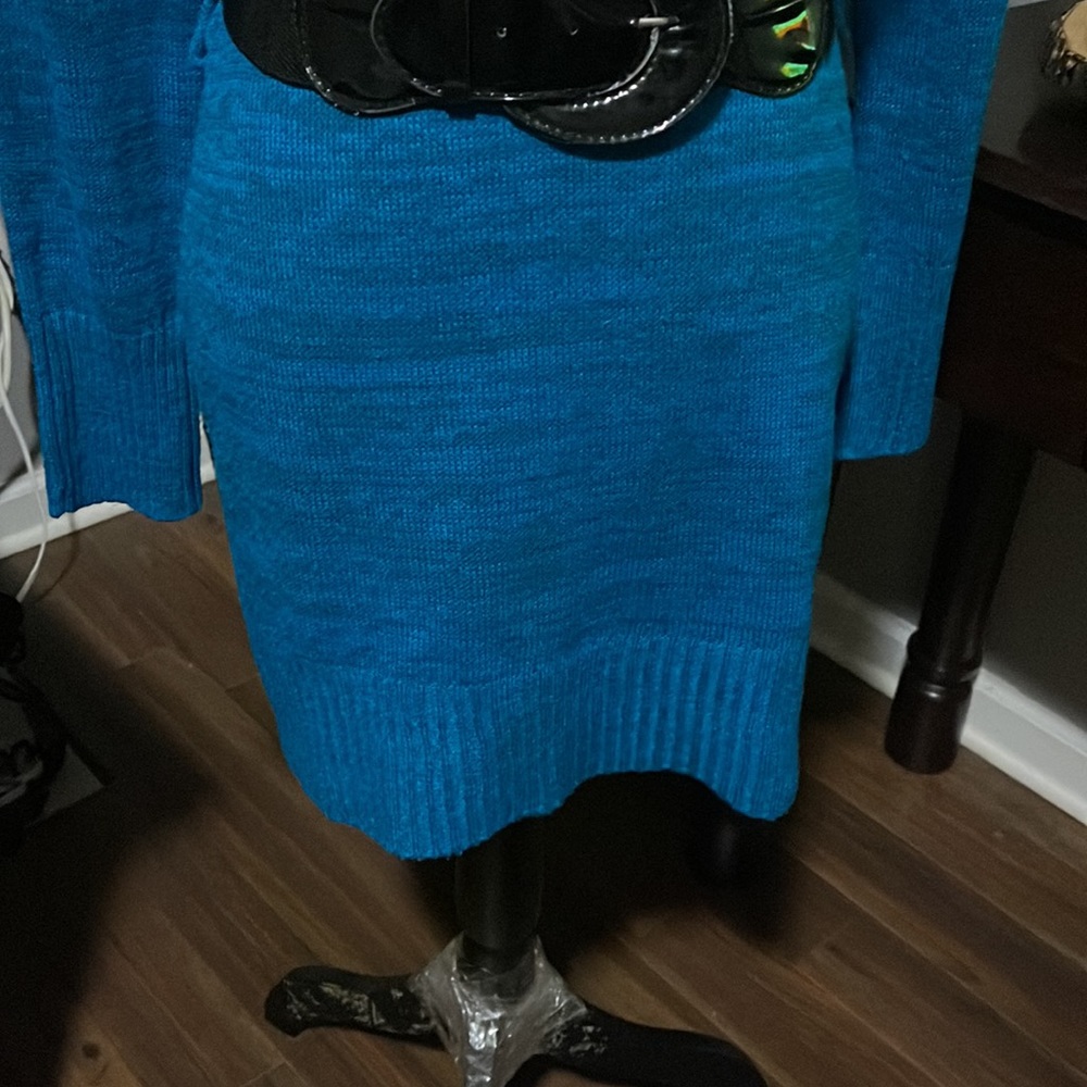ND Aqua Sweater Dress - Picture 3 of 15
